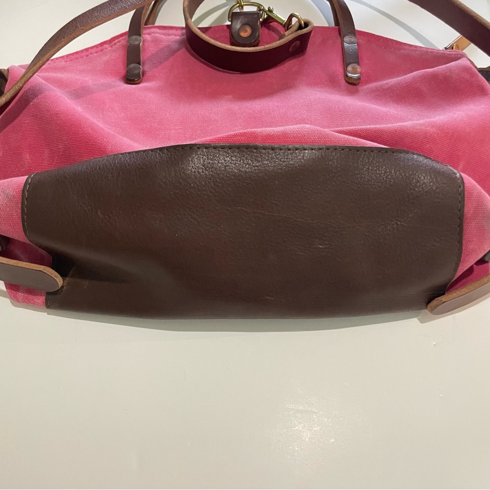 Pink Waxed Canvas Backpack - Picture 12 of 16